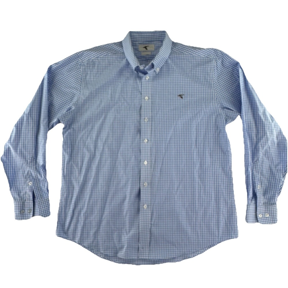 GenTeal Long Sleeve Button Up Shirt Mens XXL Blue